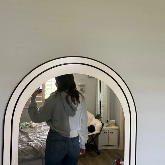 A split colored Hollister zip up jacket - Picture 3 of 6